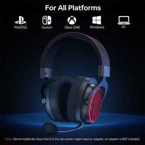 Redragon H540 7.1 Surround Sound Open-Back Wired Gaming Headset