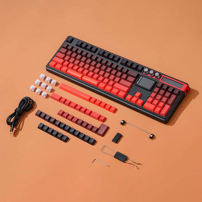 SKYLOONG_GK104Pro_Dual-Screen_Wireless_Mechanical_Keyboard_with_Calculate_Red_2