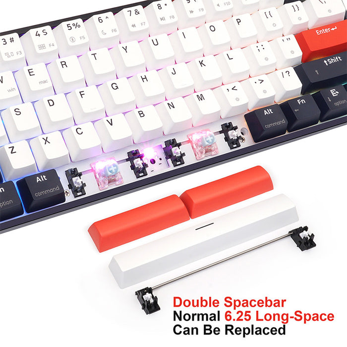 Skyloong Gk61 Qmkvia Wireless Mechanical Keyboard Whatgeek