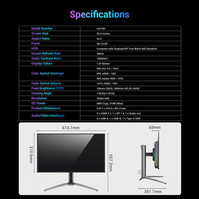 TITAN ARMY G27T8T 360Hz Gaming Monitors