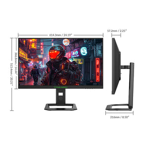 TITAN ARMY P2710S Gaming Monitors with Rotating Stand