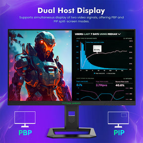 TITAN ARMY P2710S Gaming Monitors with Rotating Stand