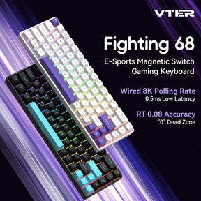 VTER Fighting68 Wired Magnetic Switch Gaming Keyboard