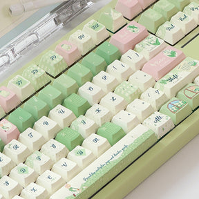 ACGAM Lily of the Valley Cherry Profile Keycap Set 131 Keys