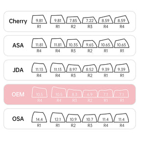 Akko Bear Theme Keycap Set OEM Profile 122 Keys