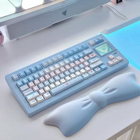 PIWIJOY Bow Encounter Keyboard Wrist Rest Sea Blue