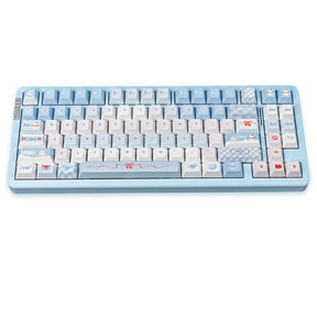 PIWIJOY In Winter Cherry Proflie Keycap Set 146 Keys Support Alice ISO