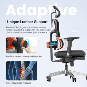 Newtral NT002 Ergonomic Chair Adaptive Lower Back Support