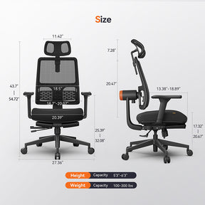 NEWTRAL Magic H-BP Ergonomic Chair with Auto-Following Backrest