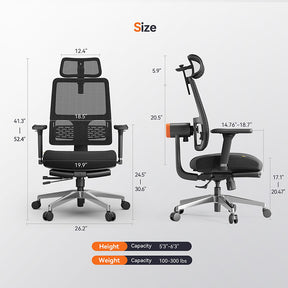NEWTRAL Magic H-BPro Ergonomic Chair with Auto-Following Backrest