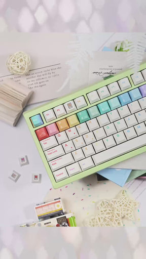 LOERENT Macaron Dancer Keycap Set Cherry Profile 146 Keys