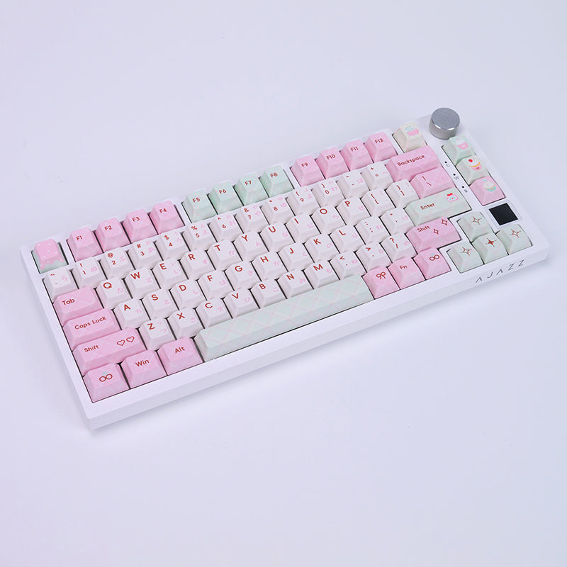 Ajazz AK820 Pro Mechanical Keyboard Creamy Keyboard