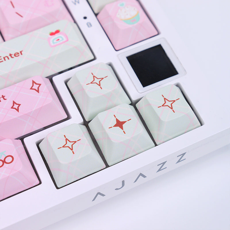 Ajazz AK820 Pro Mechanical Keyboard Creamy Keyboard