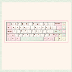 PIWIJOY Summer Dessert Cherry Proflie Keycap Set 146 Keys Support Alice ISO